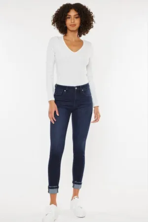 Alameda Super Dark Ankle Skinny Jeans