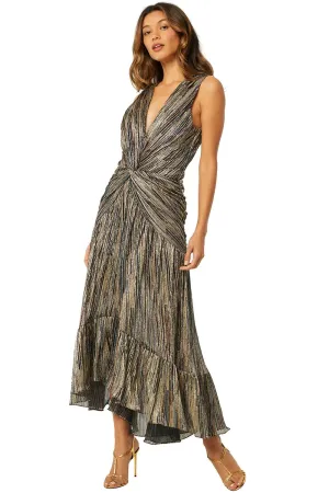 Ava Dress - Metallic Stripe