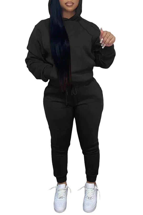 MB FASHION Cozy Hoodie and Jogger Pants 2PCS SET 175R
