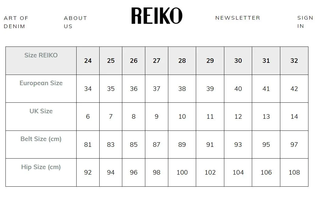 Reiko Preston Holes Straight Cropped Jeans