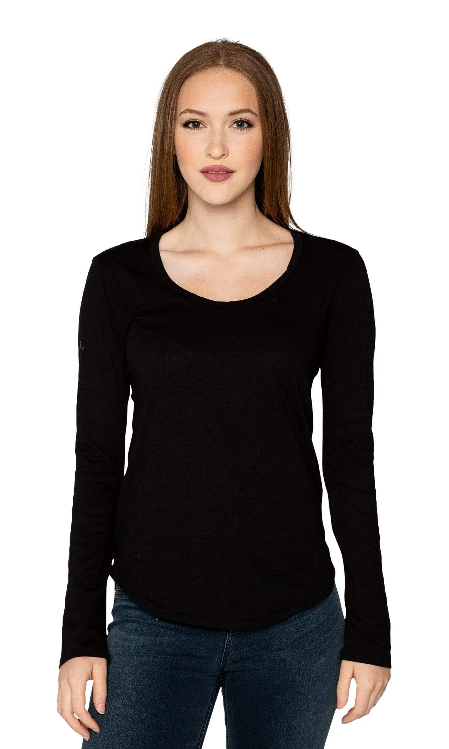 Velvet by Graham & Spencer Adiel Cotton Slub Scoop Neck Top